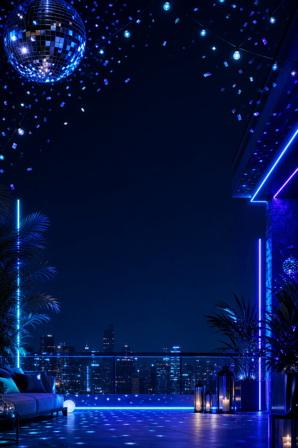 Preview Aniversare rooftop neon